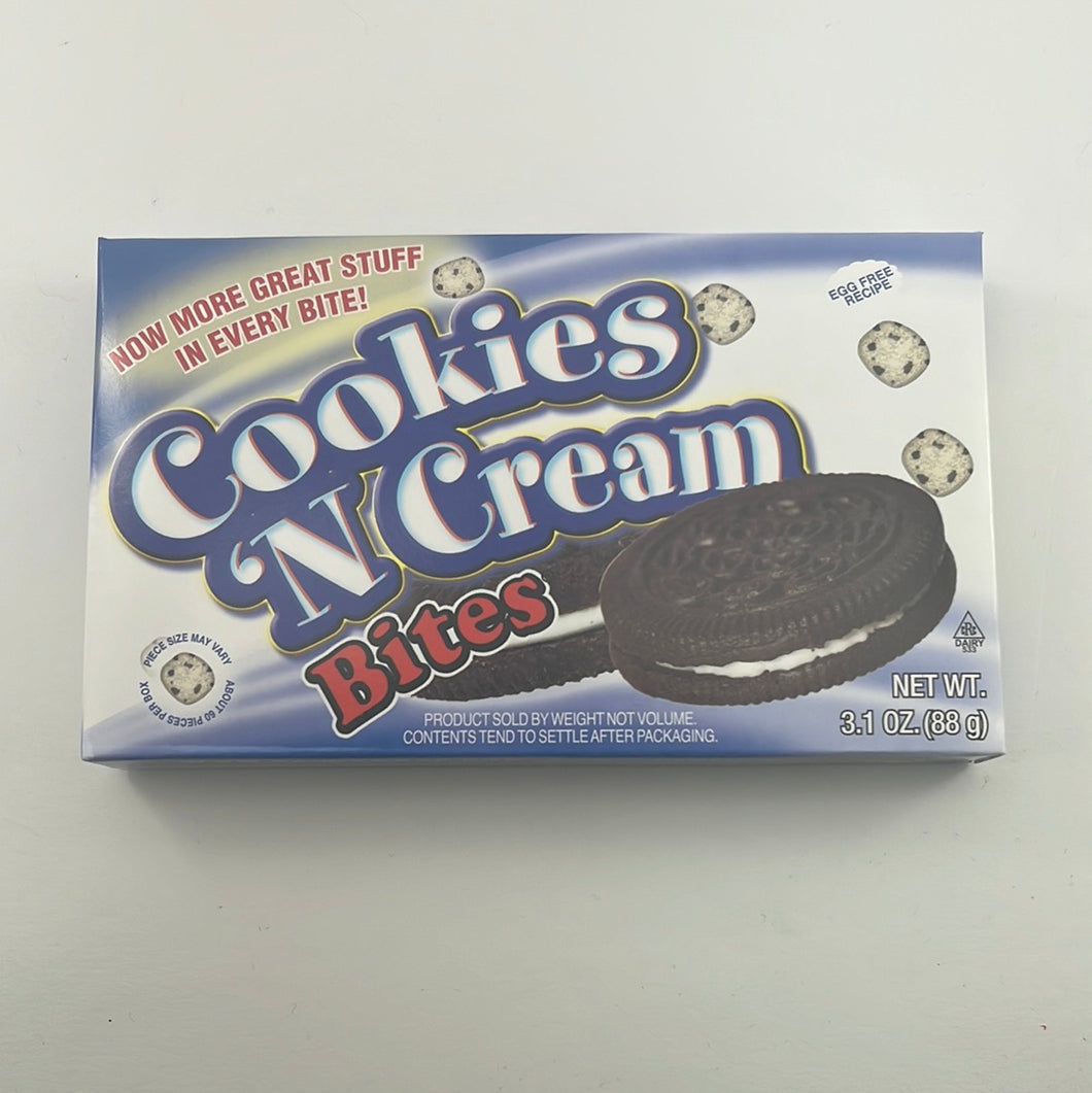 Theatre Box, Cookie Dough Bites, Cookies N’ Cream